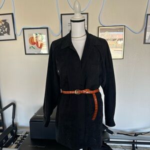 Vintage Black Button-Up shirt/shacket